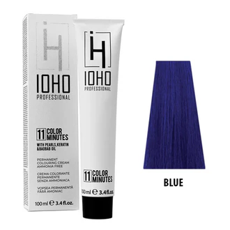 Vopsea de par - Vopsea corector albastru Ioho Professional fără amoniac – neutralizare tonuri portocalii și corecție profesională a culorii
