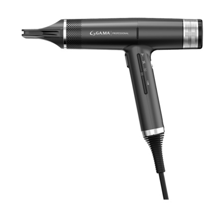 Uscător de păr profesional GA.MA IQ2 Perfetto Black 2000W – feon puternic, compact și performant pentru salon și acasă [1]