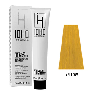 Vopsea de par - Vopsea corector galben Ioho Professional – fără amoniac, intensificare reflexe calde și corecție culoare