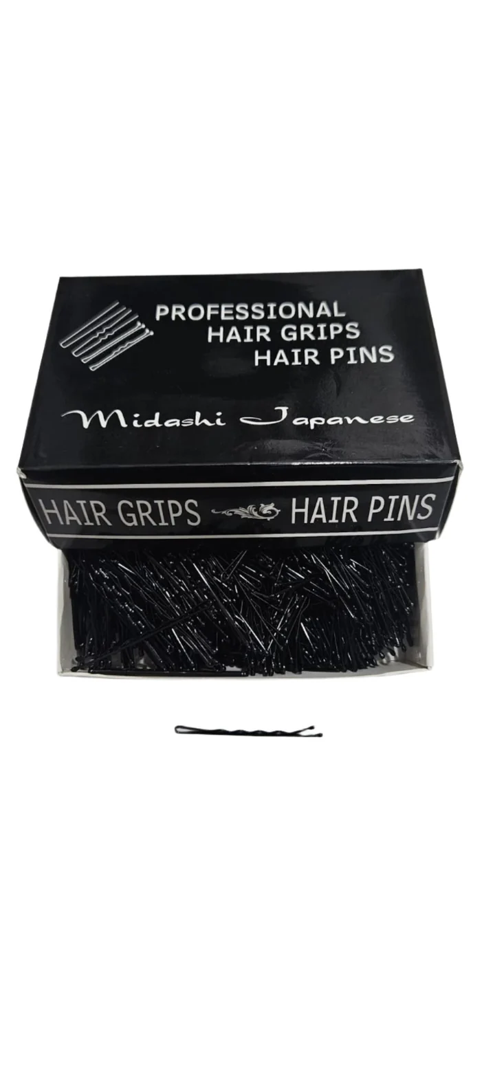 Coafura si Frizerie - Agrafe de Păr Metalice Negre Ondulate 5,5 cm 500 g