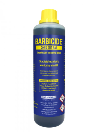 Aparatura - Barbicide dezinfectant concentrat biocid pentru instrumentar și suprafețe 500 ml