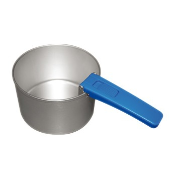 Accesorii cosmetica - Castron metal cu mâner pentru încălzitor ceară 400 ml SalonExpert.ro