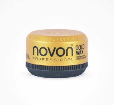 Coafura si Frizerie - Novon Gold Wax Ultra Strong Hold 150 ml – Ceară de Păr cu Particule Aurii și Fixare 8/8