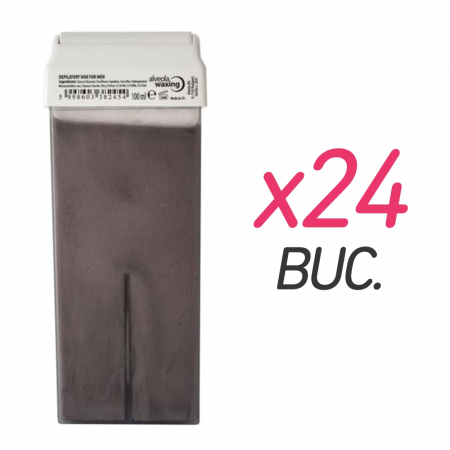 Cosmetica - Ceară de unică folosință 100 ml x 24 buc, culori diferite – epilare profesională eficientă