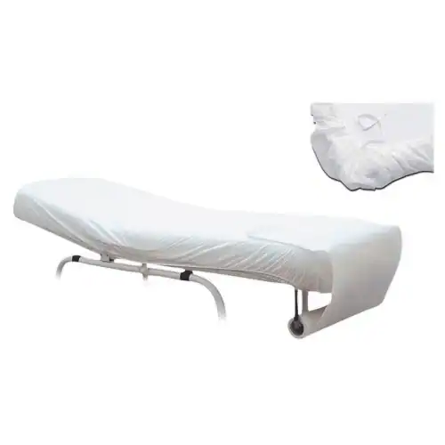 Cosmetica - Cearceaf de Unica Folosinta cu Elastic Roial Alb 1 buc