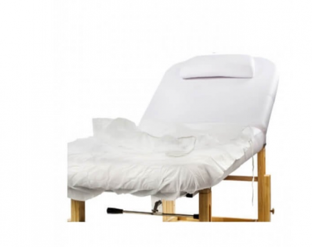 Coafura si Frizerie - Cearceaf protecție pat din TNT - cu elastic pe margini – 80X180cm