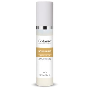 Tratamente - Cremă de noapte cu aur și ulei de argan Solanie 50 ml – regenerare și hidratare intensivă