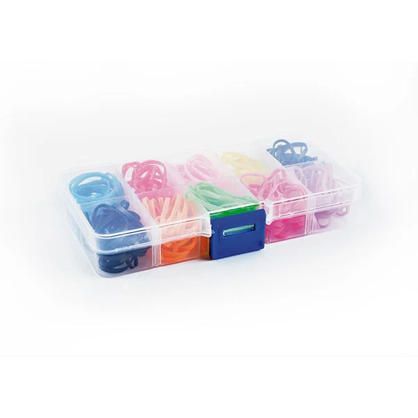 Accesorii - Elastice de Păr Colorate Bifull Mini Lastis Coloured Hair Bands D25 mm – Set 150 Buc Profesionale
