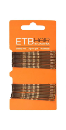 Coafura si Frizerie - ETB Hair agrafe păr maro 7 cm set 24 buc salonexpert.ro