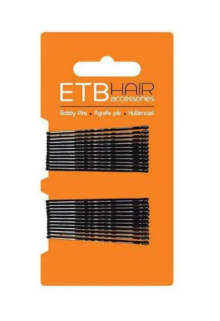 Coafura si Frizerie - ETB Hair agrafe profesionale ondulate maro 5 cm set 24 buc salonexpert.ro