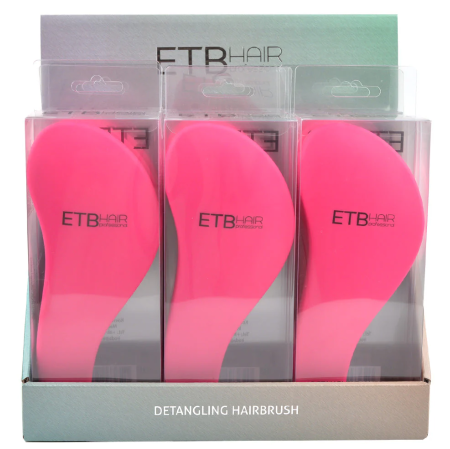 ETB Hair display profesional cu 9 perii pink pentru descâlcirea părului salonexpert.ro [1]