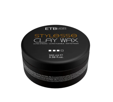 Coafura si Frizerie - ETB Hair Stylesse Premium Clay Wax 100 ml – ceară păr fixare mată | salonexpert.ro