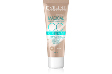 Ten - Eveline Fluid Magical CC Cream No. 53 Beige 30 ml