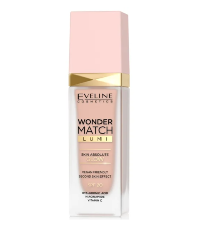 Make up - Fond de Ten Eveline Wonder Match Lumi SPF 20 No. 10 Vanilla