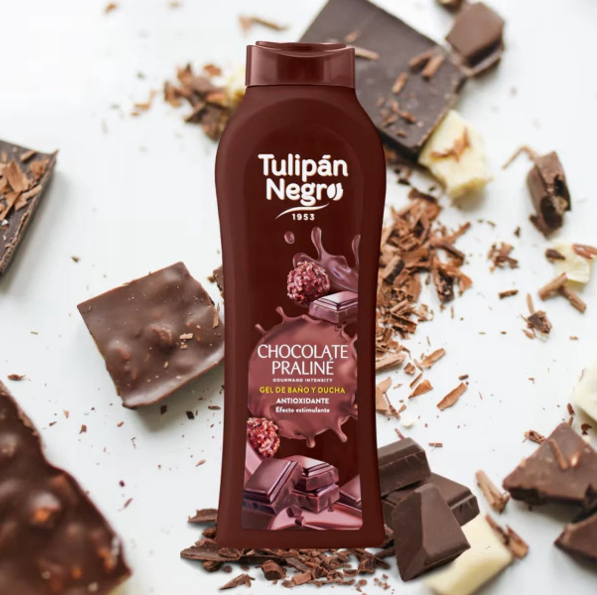 Gel de Duș Tulipán Negro Chocolate Praline 650 ml cu Parfum de Ciocolată și Praline [1]
