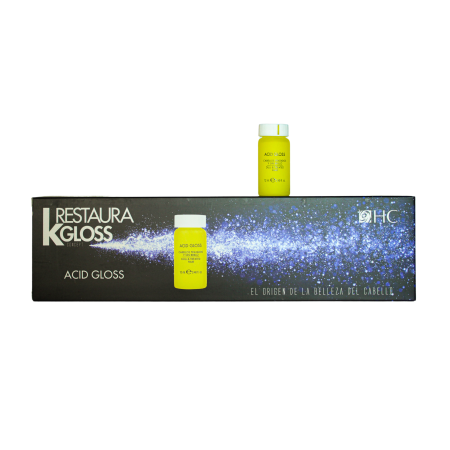 Coafura si Frizerie - Hairconcept Professional Acid Gloss tratament par 8x12 ml post operatiuni chimice luciu si protectie