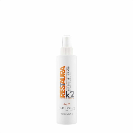 Coafura si Frizerie - Hairconcept Professional Restaura K2 Anti Age Keratin Lotion 200 ml tratament par pas 2