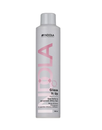 Coafura si Frizerie - Indola Glaze It Up Shine Spray 300 ml – spray strălucire păr | salonexpert.ro