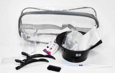 Coafura si Frizerie - Kit Profesional pentru Vopsirea Părului Ronney RA00226 cu Bol, Pensulă și Accesorii