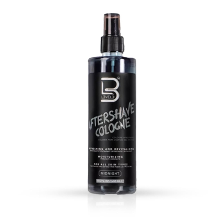 Barber - L3VEL3 After Shave Cologne Midnight 400 ml – Colonie Profesională după Ras cu Parfum Intens