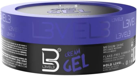 Coafura si Frizerie - L3VEL3 Cream Hair Gel 100 ml – Gel Cremă Profesional cu Fixare Medie și Volum