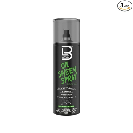 Coafura si Frizerie - L3VEL3 Oil Sheen Spray – Spray Profesional pentru Strălucire și Hidratarea Părului