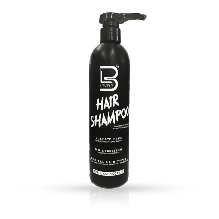Coafura si Frizerie - L3VEL3 Sulfate Free Shampoo 500 ml – Șampon Profesional Fără Sulfați pentru Volum și Hidratare