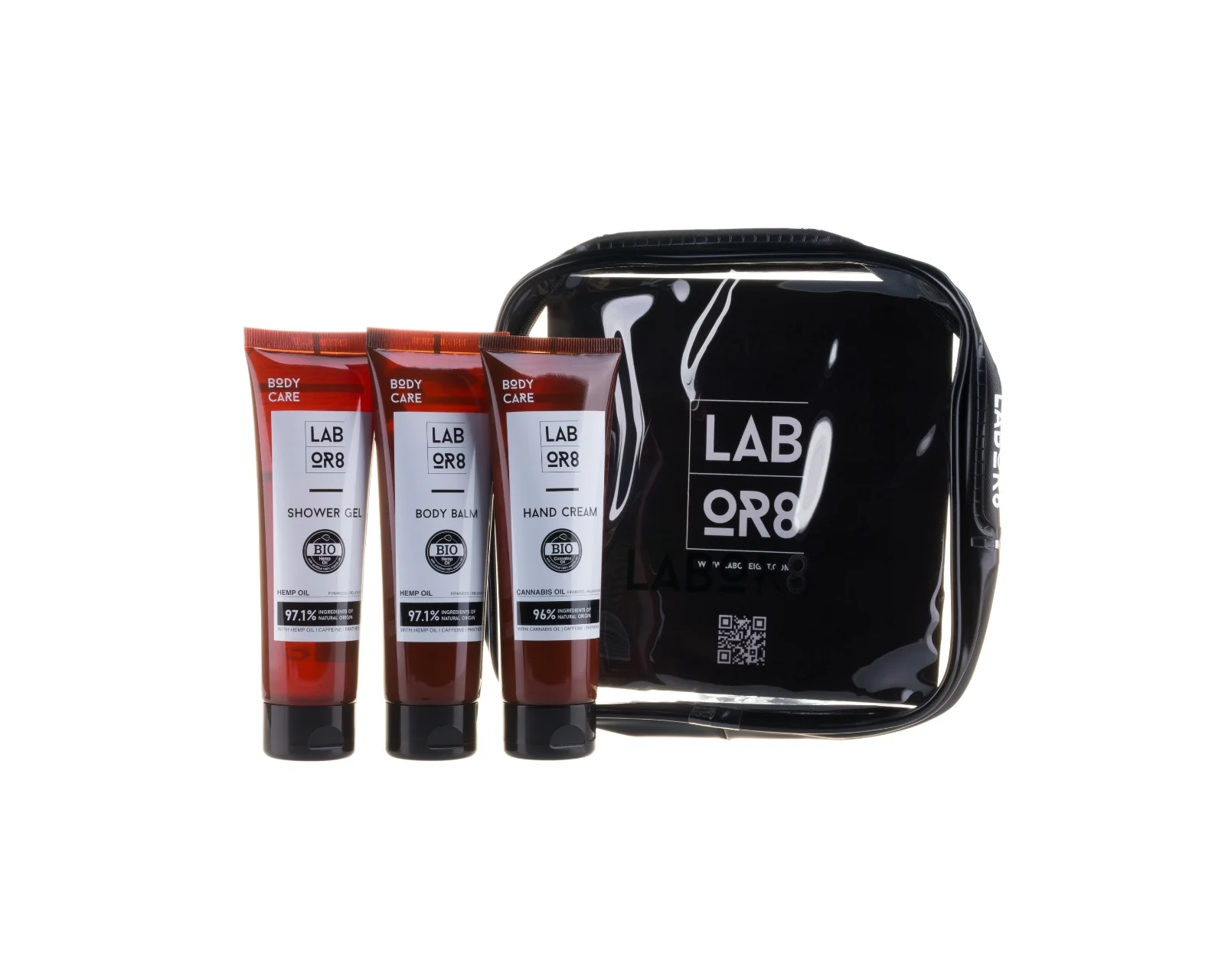 Ingrijirea corpului - Labor8 Hemp Set pentru calatorie 3x75 ml - Salon Expert