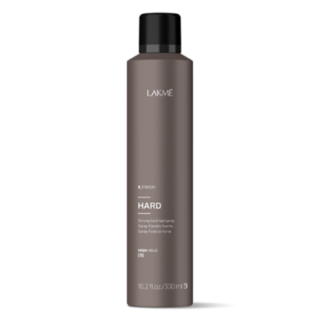 Coafura si Frizerie - Lakme K.Style Hard Xtreme Hold 300ml – Spray fixativ ultra-puternic profesional pentru coafuri rezistente și lucioase