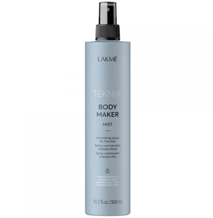 Coafura si Frizerie - Lakme Teknia Body Maker Mist 300ml – Tratament spray profesional pentru volum, densitate și protecția părului fin