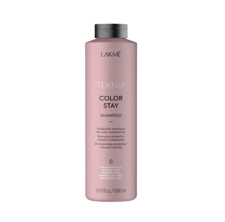 Coafura si Frizerie - Lakme Teknia Color Stay Shampoo 1000ml – Șampon profesional pentru protecția culorii părului vopsit