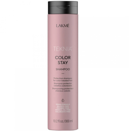 Sampon - Lakme Teknia Color Stay Shampoo 300ml – Șampon profesional pentru protecția culorii și hidratarea părului vopsit