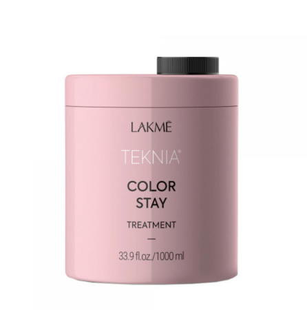 Coafura si Frizerie - Lakme Teknia Color Stay Treatment 1000ml – Mască profesională pentru protecția și hidratarea părului vopsit