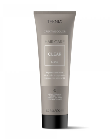 Coafura si Frizerie - Lakme Teknia Creative Color Clear Mask 250ml – Mască profesională neutră pentru personalizarea culorii părului