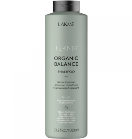 Coafura si Frizerie - Lakme Teknia Organic Balance Shampoo 1000ml – Șampon organic hidratant și echilibrant pentru toate tipurile de păr