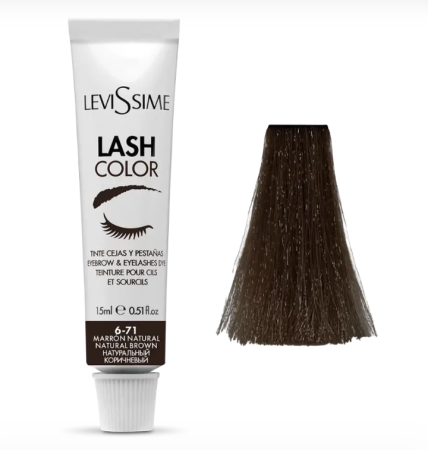 Vopsea Gene - Levissime Lash Color 6-71 Maro Natural 15ml