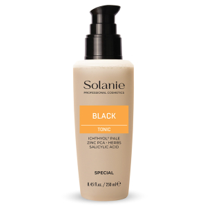 Tratamente - Loțiune tonică neagră cu ichtiol 250 ml Solanie – purificare intensivă pentru ten gras și acneic