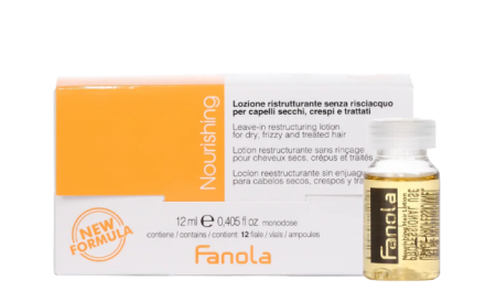 Coafura si Frizerie - Lotiune Tratament Restructuranta Fara Clatire pentru Par Uscat - Nourishing Leave-In Lotion 12x12ml
