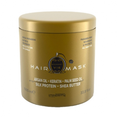 Masca - Mască de păr Imperity Gourmet 1000 ml – Fără parabeni, cu parfum La Vie Est Belle
