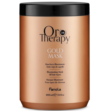 Coafura si Frizerie - Masca Iluminanta cu Extract de Trandafir, Aur 24K si Protectie UV - Gold Illuminating Mask with Rose Extract 1000ml