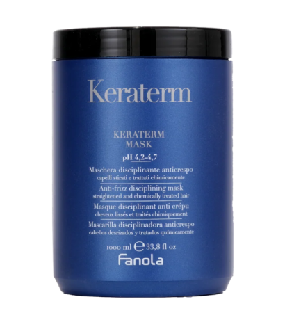 Coafura si Frizerie - Masca pentru Disciplinarea Parului - Keraterm Anti-Frizz Mask pH 4.2 - 4.7 1000ml