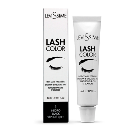 Cosmetica - Nirvel Lash Color Vopsea pentru Gene în culoarea 01 Negru 15ml