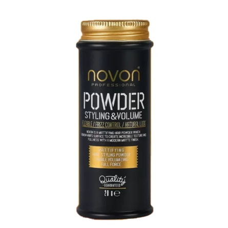 Pudra de volum - Novon Professional Styling & Volume Powder 20 g – pudră de volum mată pentru textură și fixare naturală