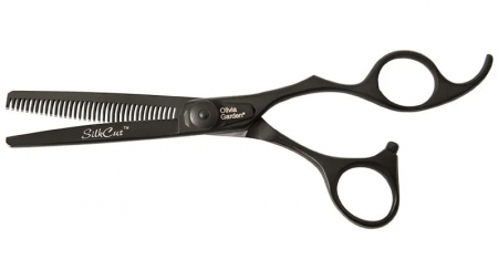 Foarfeca de tuns / filat - Olivia Garden Foarfeca profesionala de filat 35 dinti eur 6.35 inch SilkCut Black