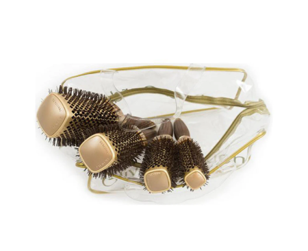 Perie de par - Olivia Garden Nano Thermic Ceramic Ion Shaper Square + Husă – Perie Termică Profesională cu Tehnologie Ceramică și Ionică