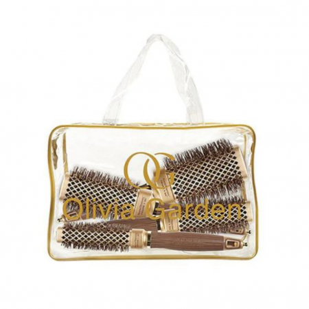 Perie de par - Olivia Garden Set 4 perii de par Nano Termic EXPERT BLOWOUT (25+35+45+55)