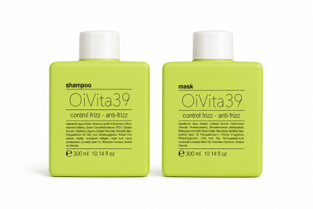 Pachet Antifrizz OiVita39 cu Macadamia – Șampon și Mască Profesională 300 ml [1]