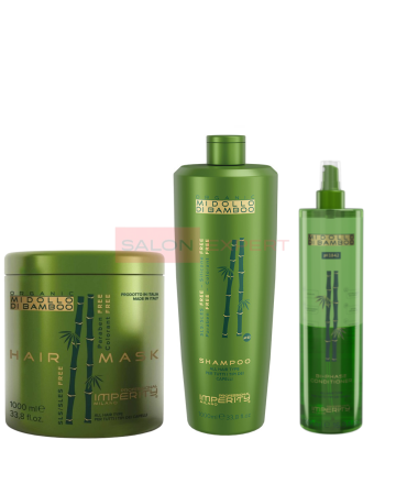 Sampon - Pachet complet Imperity cu Bambus Organic Sampon Masca Leave-in