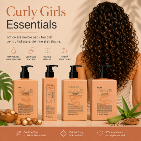 Coafura si Frizerie - Curly Girls Essentials OiVita39 – Rutina Profesională pentru Bucle Perfect Definite