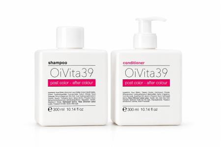 Balsam - Pachet OiVita39 Post Color – Șampon și Balsam cu Quinoa și Apă de Trandafir 300 ml